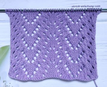 Ajourmuster stricken
