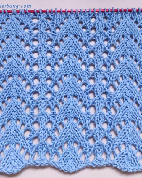 Ajourmuster stricken