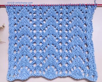 Ajourmuster stricken