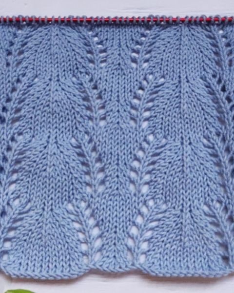 Ajourmuster stricken