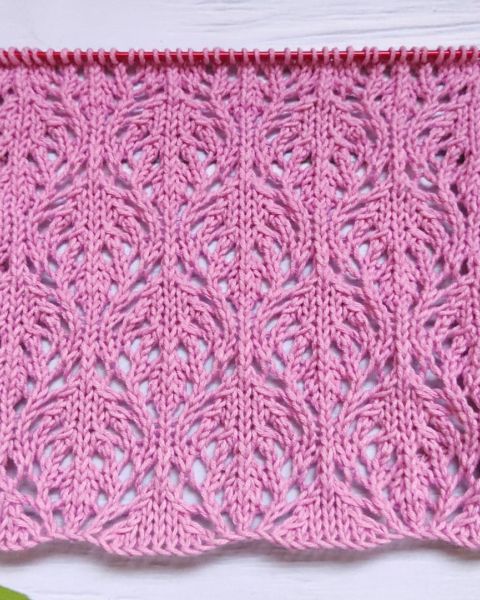 Ajourmuster stricken