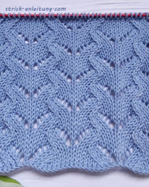 Ajourmuster stricken
