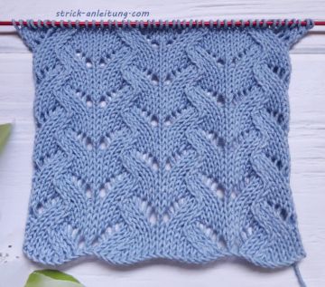 Ajourmuster stricken