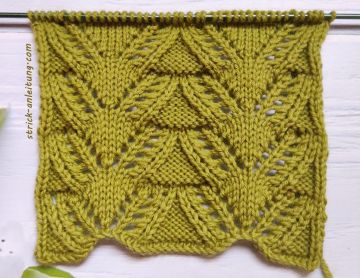 Ajourmuster stricken
