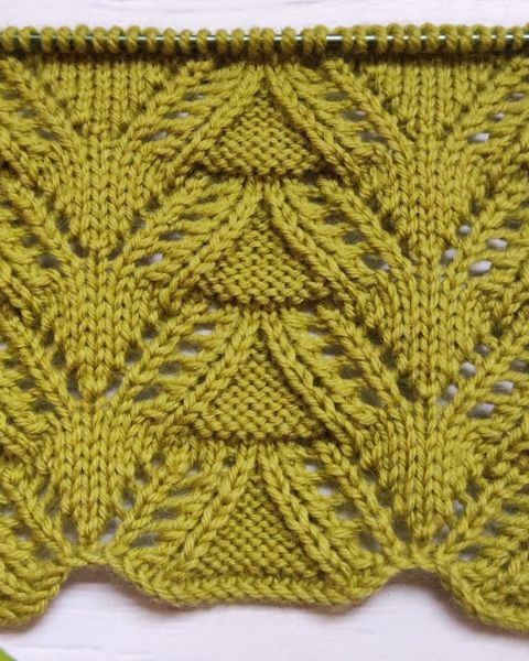Ajourmuster stricken