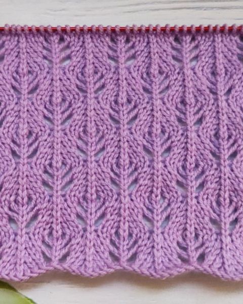 Ajourmuster stricken