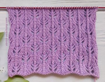 Ajourmuster stricken
