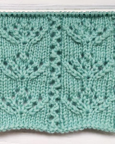Ajourmuster stricken