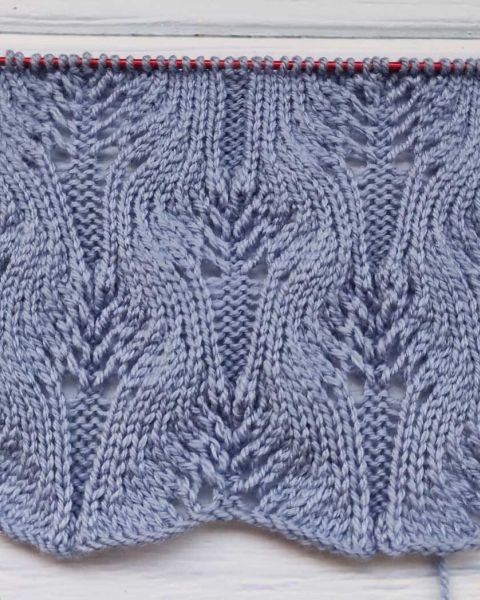 Ajourmuster stricken