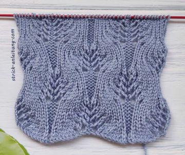 Ajourmuster stricken