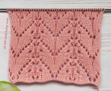 Ajourmuster stricken