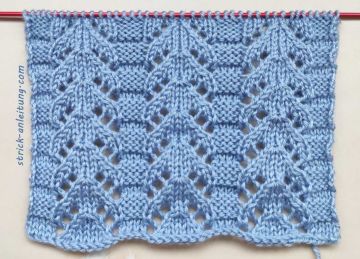 Ajourmuster stricken