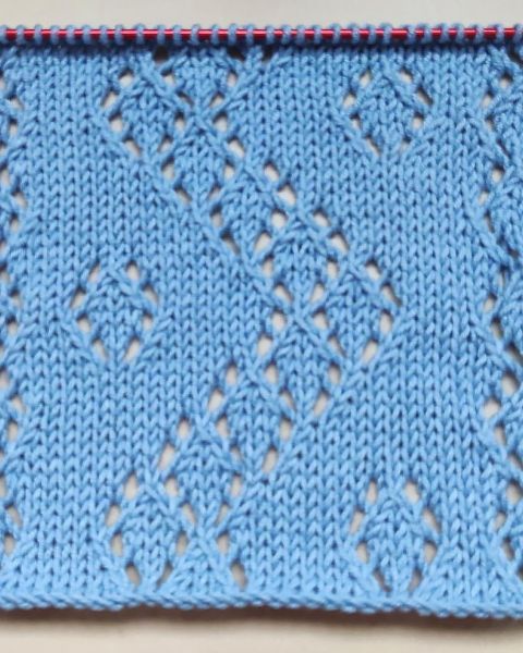 Ajourmuster stricken