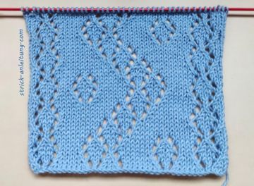 Ajourmuster stricken
