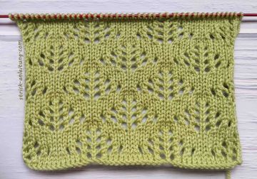 Ajourmuster stricken