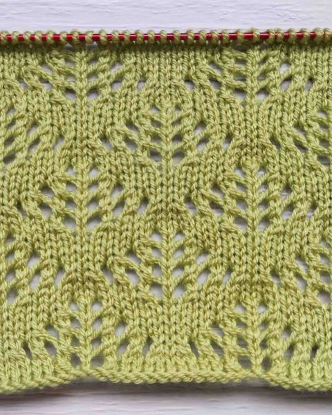 Ajourmuster stricken
