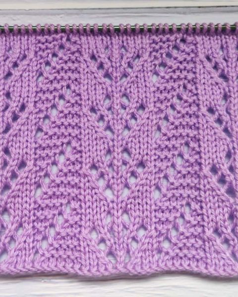 Ajourmuster stricken