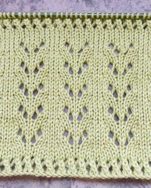 Ajourmuster stricken