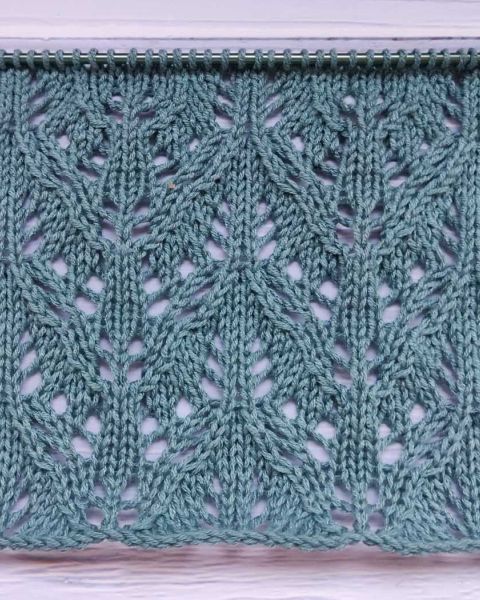 Ajourmuster stricken