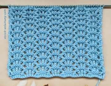 Ajourmuster stricken