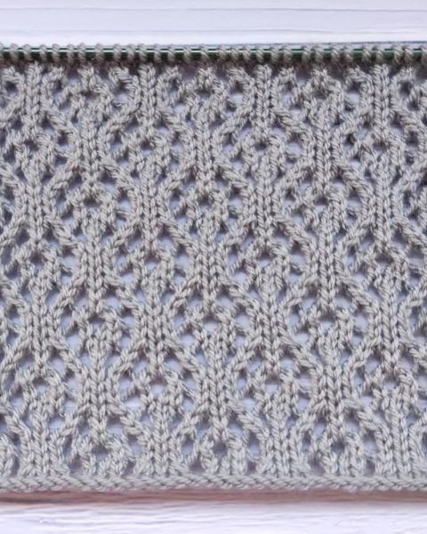 Ajourmuster stricken