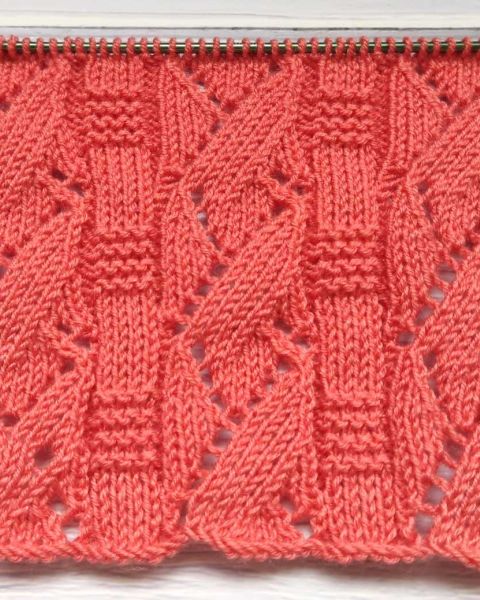 Ajourmuster stricken