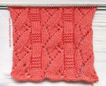 Ajourmuster stricken