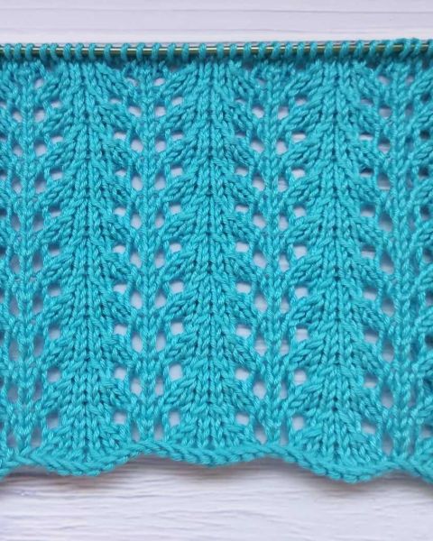 Ajourmuster stricken
