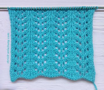 Ajourmuster stricken