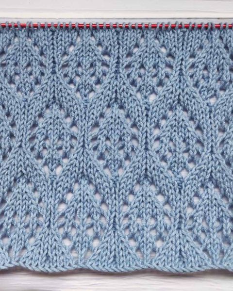 Ajourmuster stricken