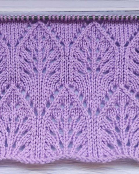 Ajourmuster stricken