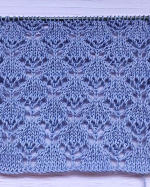 Ajourmuster stricken
