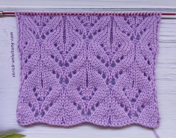Ajourmuster stricken