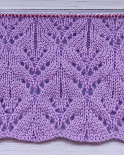 Ajourmuster stricken