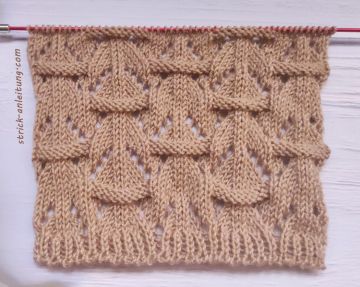 Ajourmuster stricken