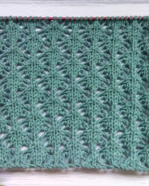 Ajourmuster stricken