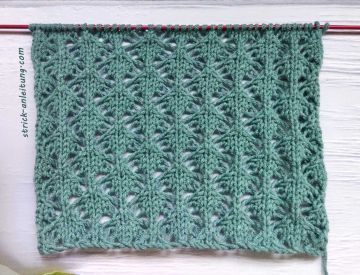 Ajourmuster stricken