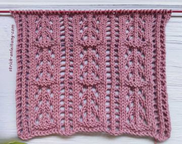 Ajourmuster stricken