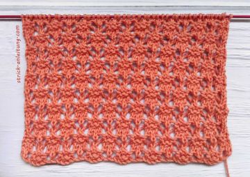 Ajourmuster stricken