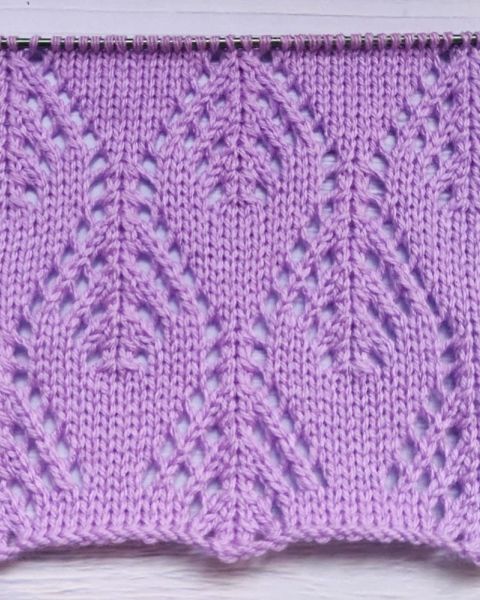 Ajourmuster stricken
