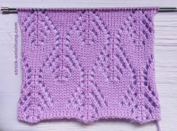 Ajourmuster stricken