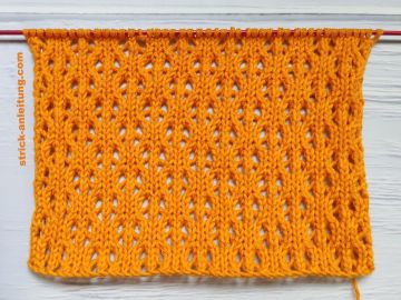 Ajourmuster stricken
