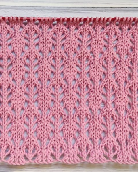 Ajourmuster stricken
