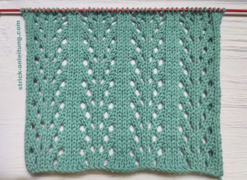 Ajourmuster stricken