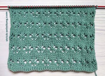 Ajourmuster stricken