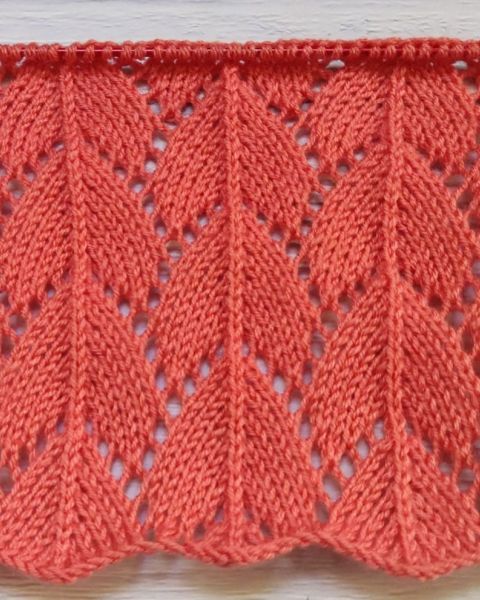Ajourmuster stricken