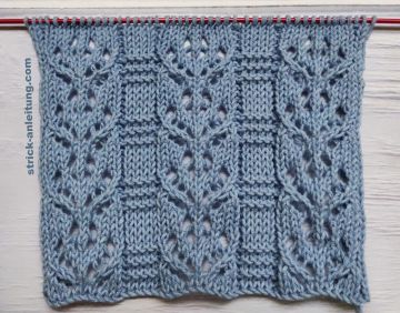 Ajourmuster stricken