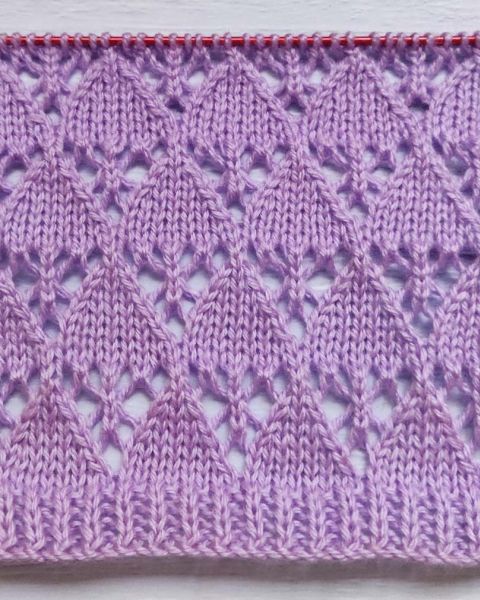 Ajourmuster stricken
