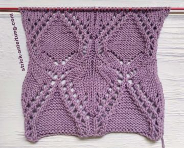 Ajourmuster stricken
