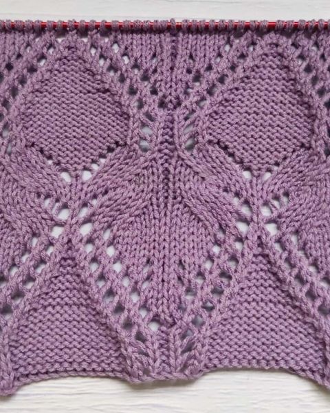 Ajourmuster stricken